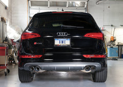 AWE Touring Edition Exhaust for 8R SQ5 - Quad Outlet, Diamond Black Tips - Mounted