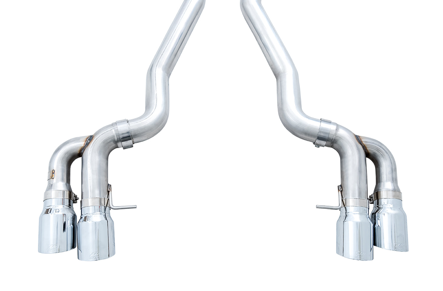 AWE Track Edition Catback Exhaust for BMW F90 M5 - Chrome Silver Tips - out of package