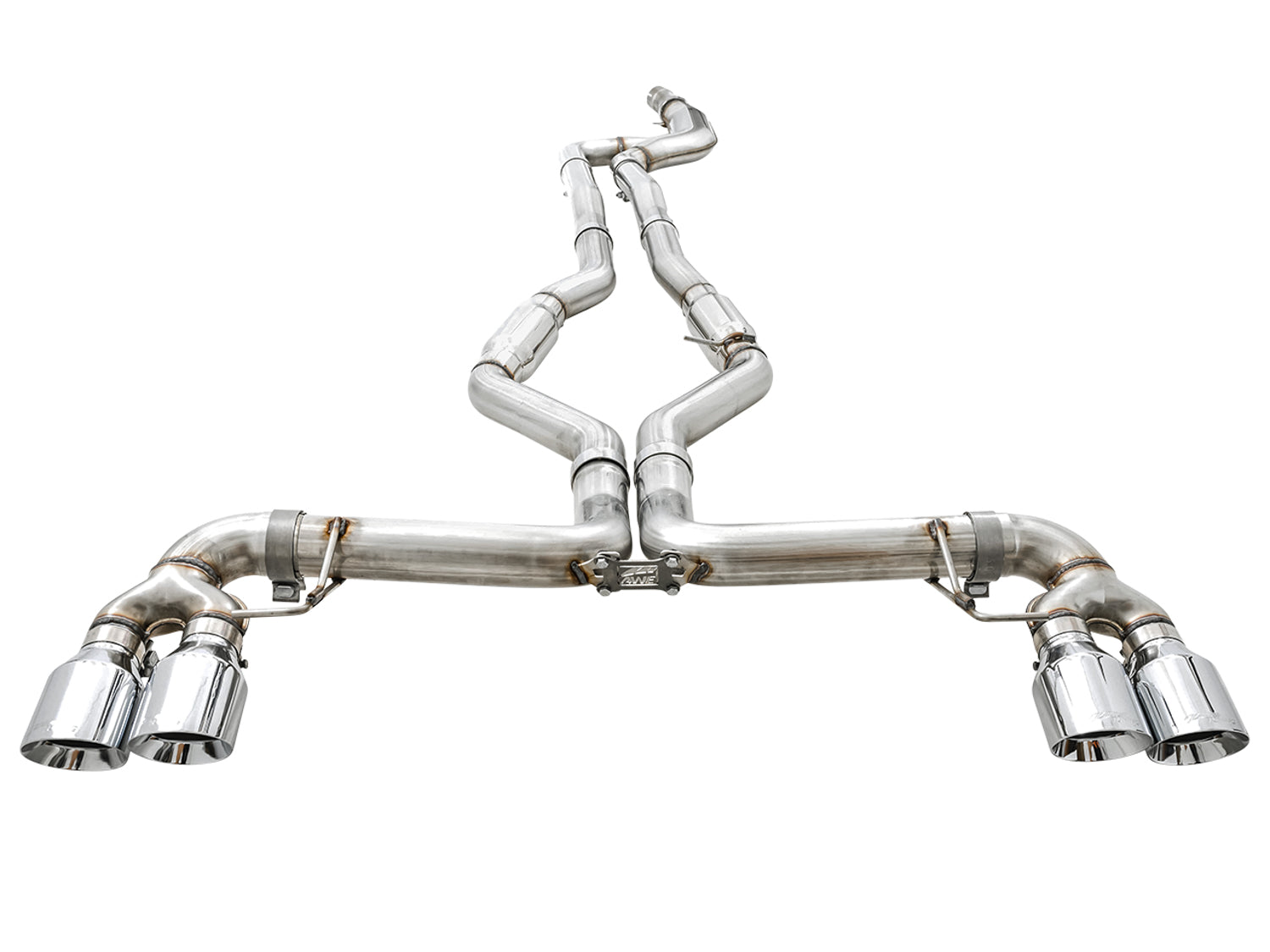 AWE Track Edition Exhaust for G2X M340i / M440i - Chrome Silver Tips - out of package