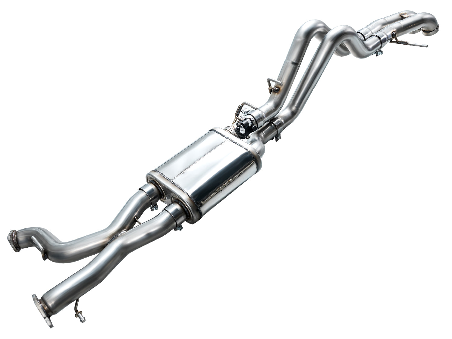 AWE SwitchPath Exhaust for Ford Bronco Raptor - Dual BashGuards - out of package