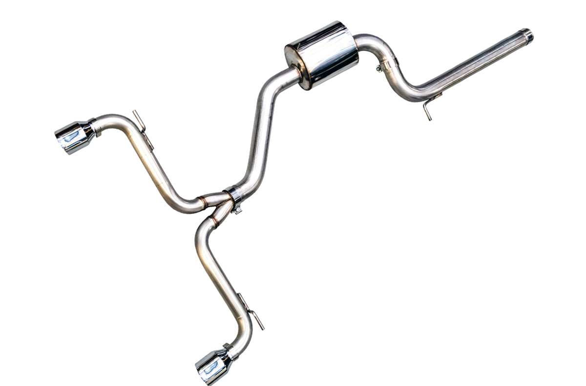AWE Track Edition Exhaust for VW MK7 GTI - Chrome Silver Tips - Primary