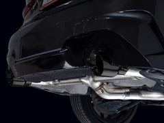 AWE Track Edition Axleback Exhaust for BMW G2X 330i/430i - Diamond Black - Mounted