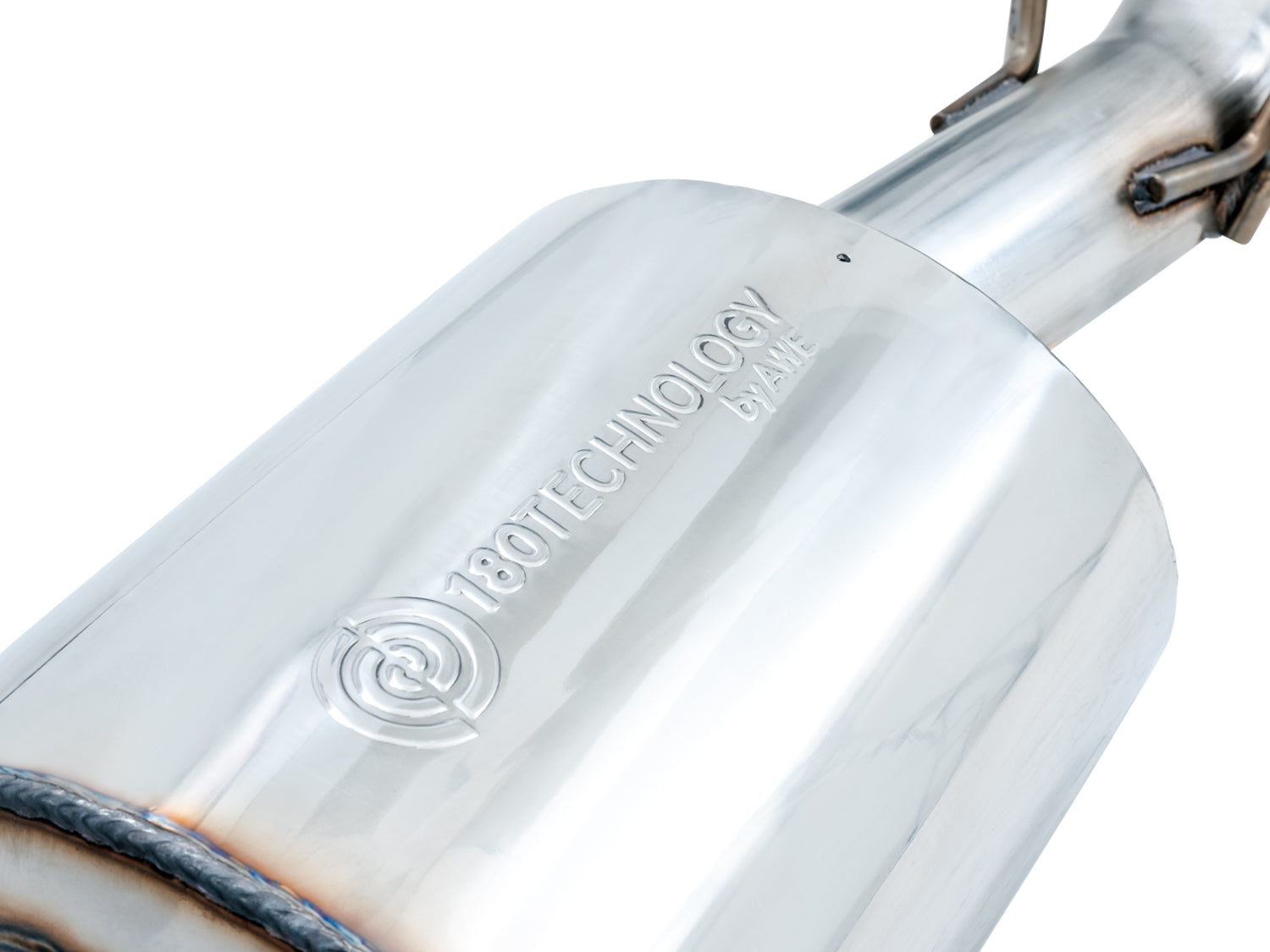 AWE 0FG Dual Rear Exit Catback for 4th Gen RAM 1500 5.7L (without bumper cutouts) - Chrome Silver Tips - out of package
