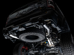 AWE 0FG Catback Exhaust for RAM TRX - Diamond Black Tips - Mounted