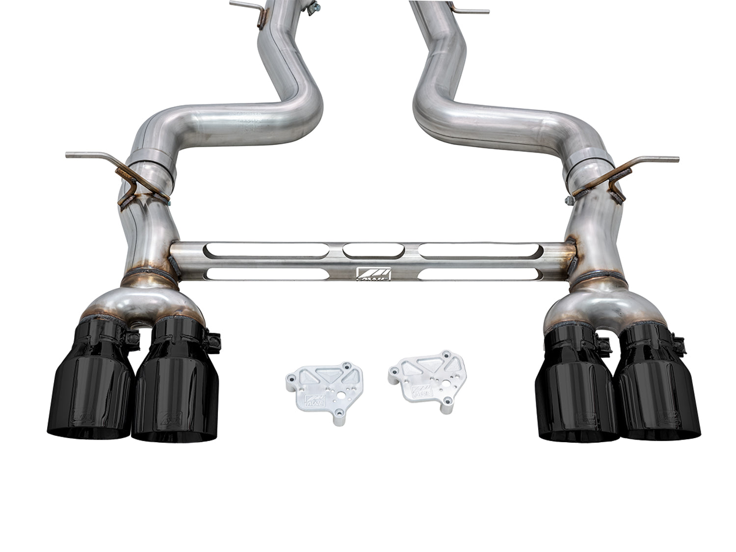 AWE Track Edition Catback Exhaust for BMW F8X M3/M4 - Diamond Black - out of package