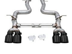 AWE Track Edition Catback Exhaust for BMW F8X M3/M4 - Diamond Black - out of package