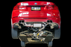 AWE Touring Edition Axle-back Exhaust, Quad Outlet for BMW F3X N20/N26 328i/428i - Diamond Black Tips (80mm) - Mounted