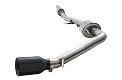 AWE Tread Edition Catback Single-Side Exhaust for Jeep JT 3.6L - Diamond Black Tip - out of package