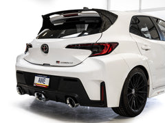 AWE Touring Edition Exhaust for GR Corolla - Chrome Silver Tips - Mounted