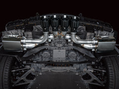 AWE SwitchPath Exhaust for C8 Corvette Z06 - Diamond Black Tips - Mounted