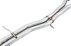 AWE Track Edition Exhaust for Audi B9 S4 - Non-Resonated - Diamond Black 102mm Tips - out of package