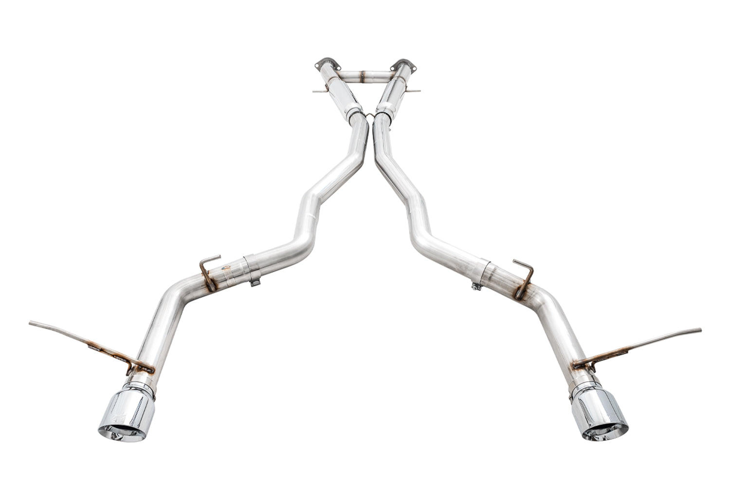 AWE Track Edition Exhaust for Jeep Grand Cherokee SRT - Chrome Silver Tips - out of package