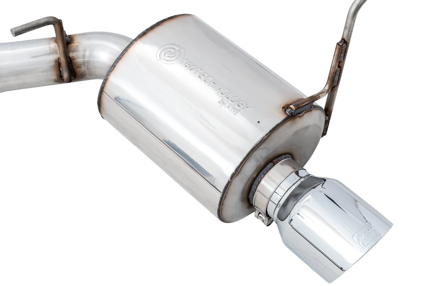 AWE Touring Edition Exhaust for Jeep Grand Cherokee SRT - Chrome Silver Tips - Close Up