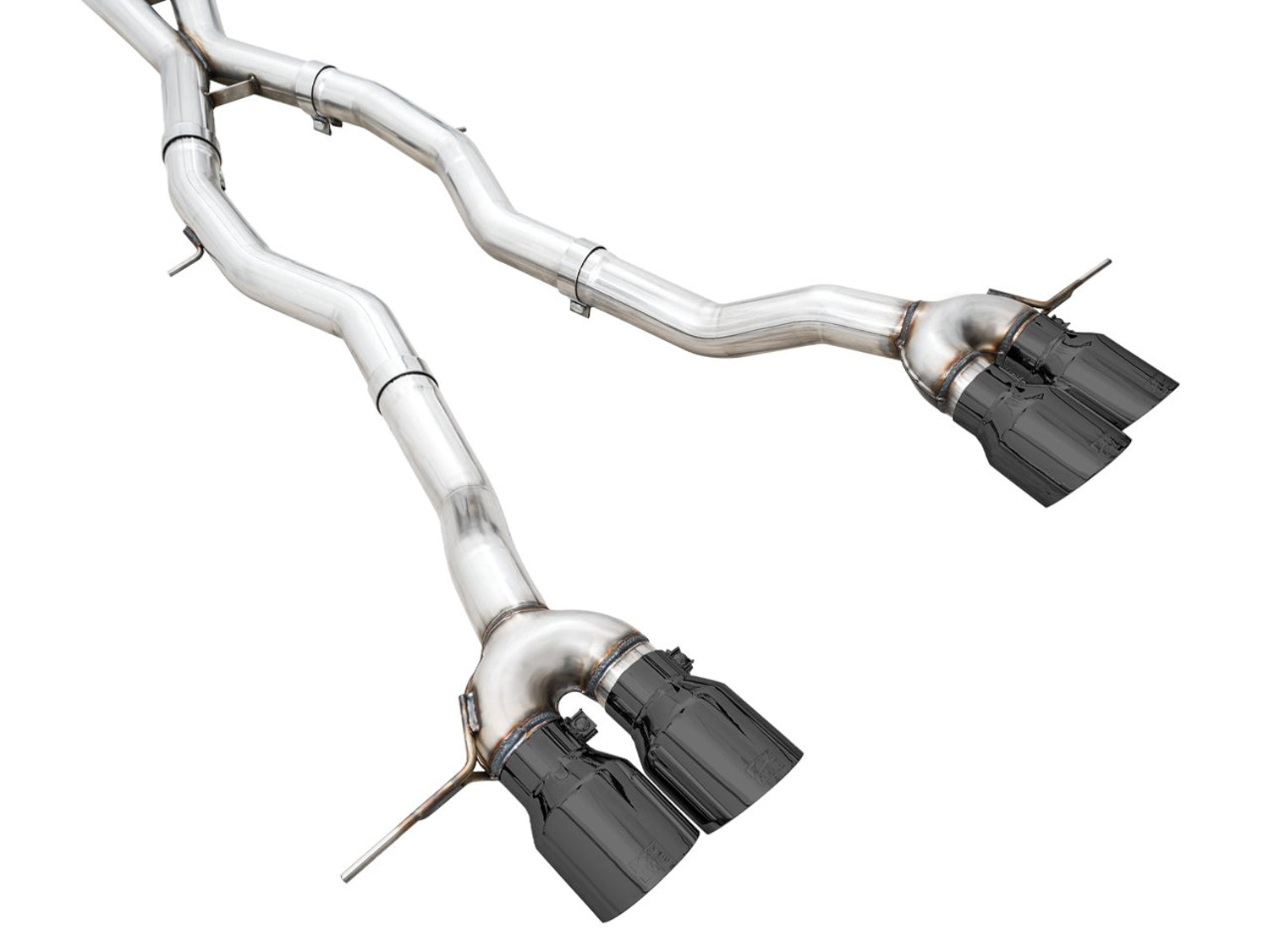 AWE Track Edition Catback Exhaust for BMW G8X M3/M4 - Diamond Black Tips - out of package