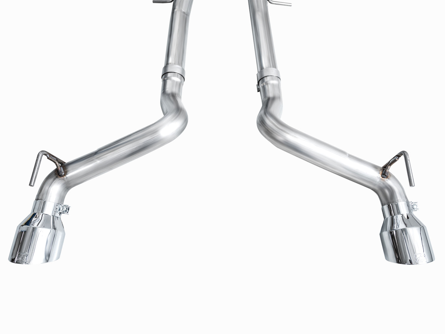 AWE Track Edition Exhaust for Nissan Z - Chrome Silver Tips - out of package