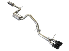 AWE Touring Edition Exhaust for VW MK7 Golf SportWagen - Diamond Black Tips (90mm) - Primary