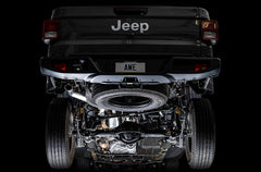 AWE Trail Edition Catback Exhaust for Jeep JK/JKU 3.6L - Mounted