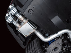 AWE SwitchPath™ Exhaust for S650 Ford Mustang Dark Horse - Quad Chrome Silver Tips - Mounted