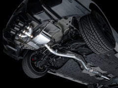 AWE Touring Edition Exhaust for DE5 Integra Type-S - Triple Diamond Black Tips - Mounted