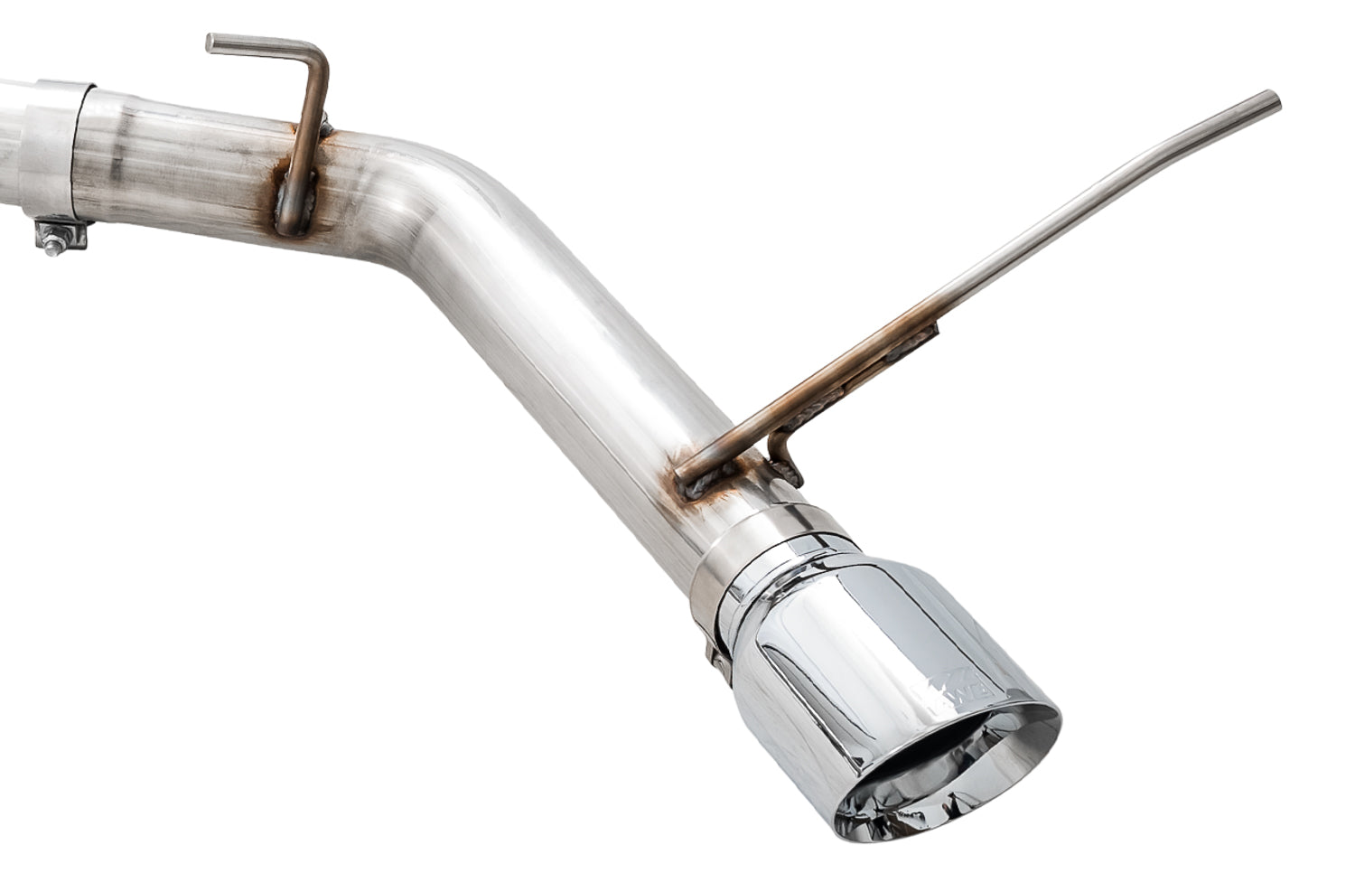 AWE Track Edition Exhaust for Jeep Grand Cherokee SRT - Chrome Silver Tips - Close Up