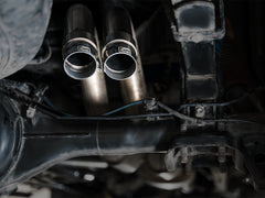 AWE 0FG Exhaust with BashGuard for 3rd Gen Tacoma - No Tips - Mounted