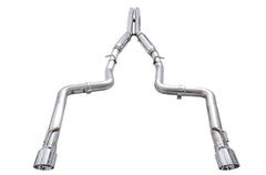 AWE Track Edition Exhaust for 17+ Charger 5.7 - Chrome Silver Tips - out of package