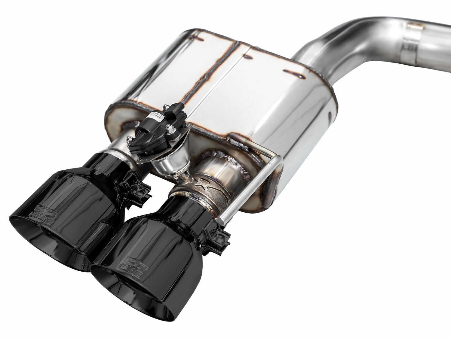 AWE SwitchPath™ Exhaust for S650 Ford Mustang GT Fastback - Quad Diamond Black Tips - out of package