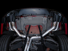 AWE SwitchPath™ Exhaust for C8 Audi RS 6/RS 7 - Diamond Black RS-style Tips - Mounted