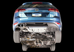 AWE Touring Edition Exhaust for VW MK7 Golf SportWagen - Chrome Silver Tips (90mm) - Mounted