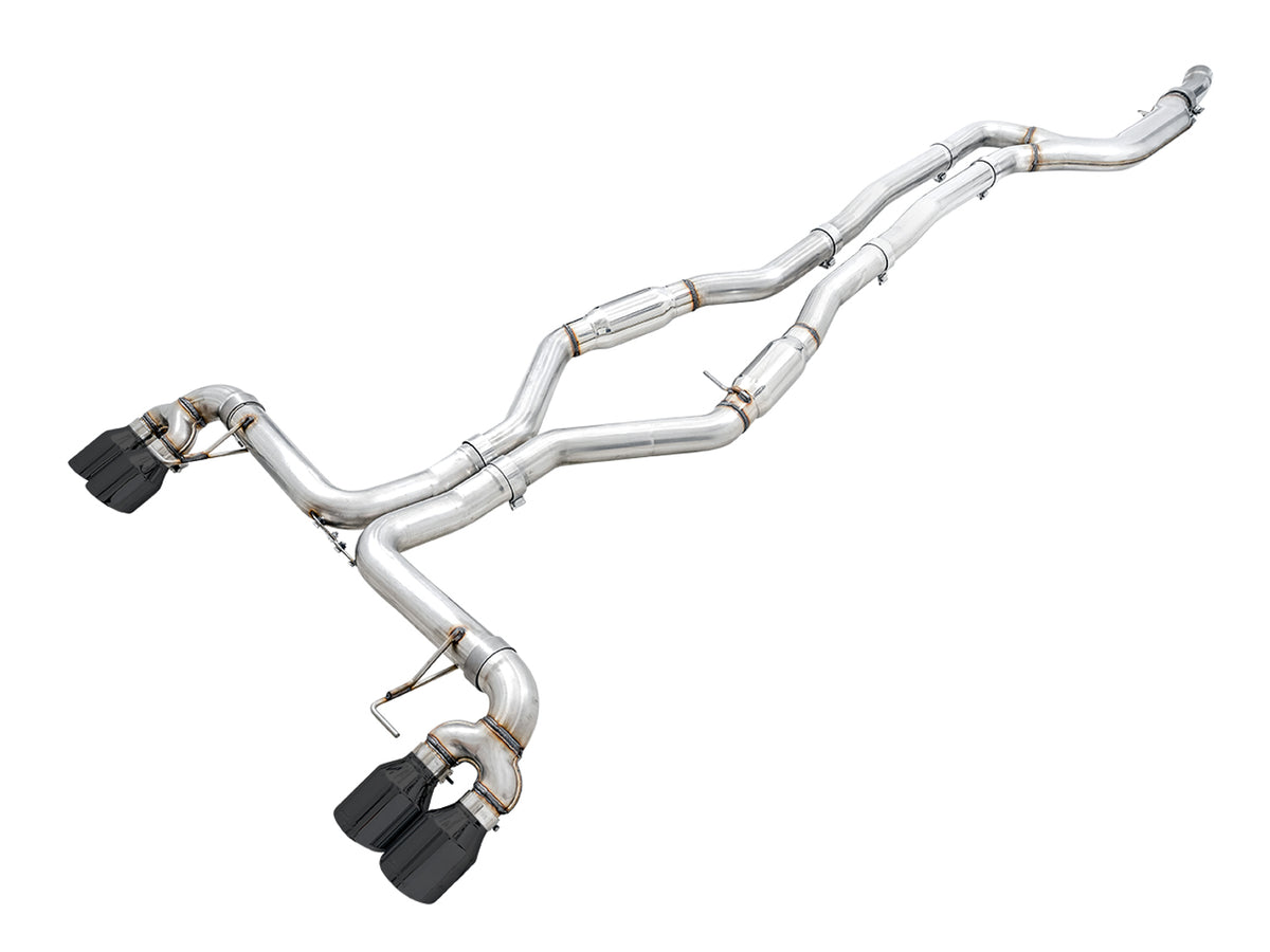 AWE Track Edition Exhaust for G2X M340i / M440i - Diamond Black Tips - Primary