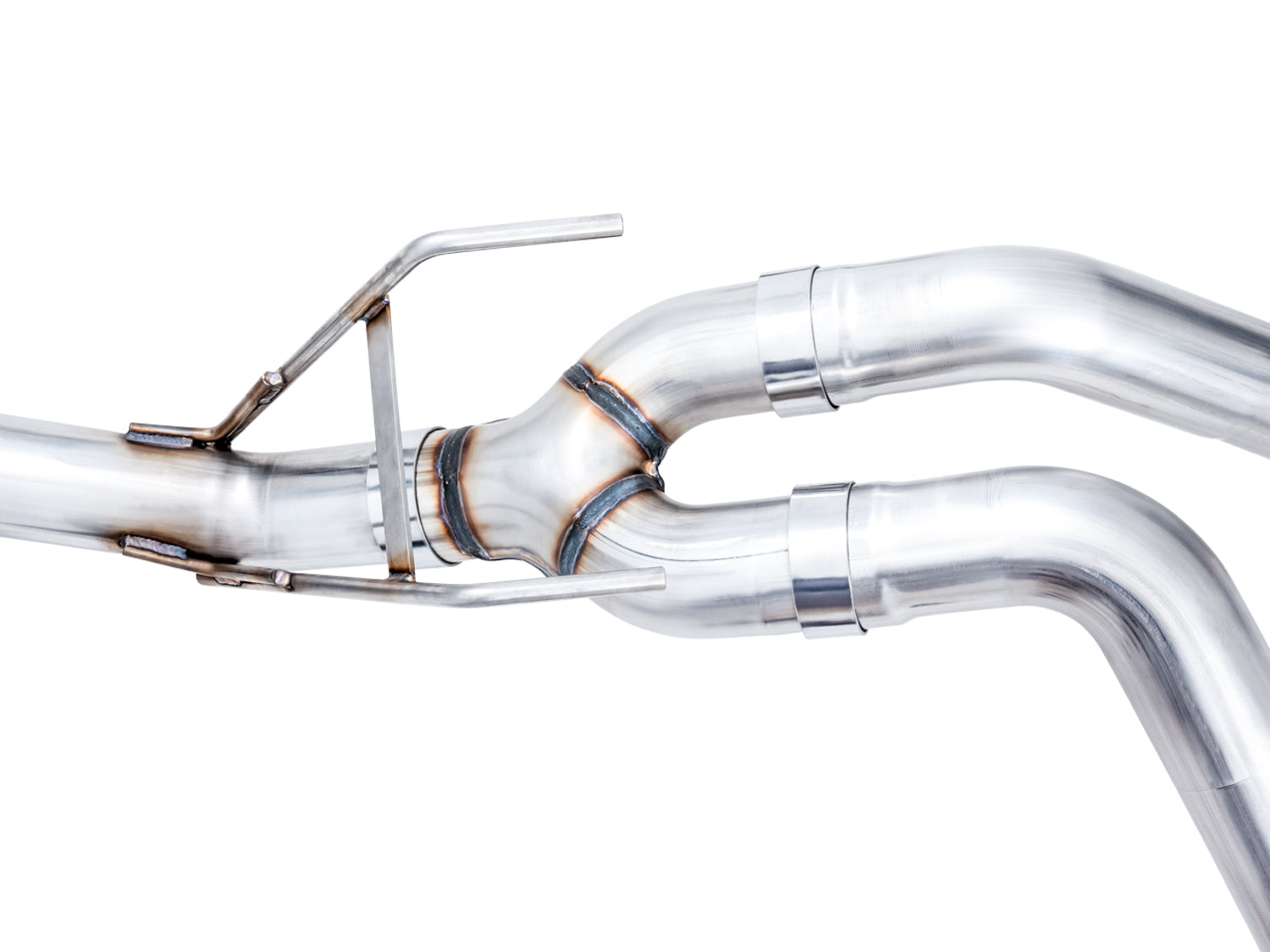 AWE 0FG Dual Rear Exit Catback for 4th Gen RAM 1500 5.7L (without bumper cutouts) - Chrome Silver Tips - out of package