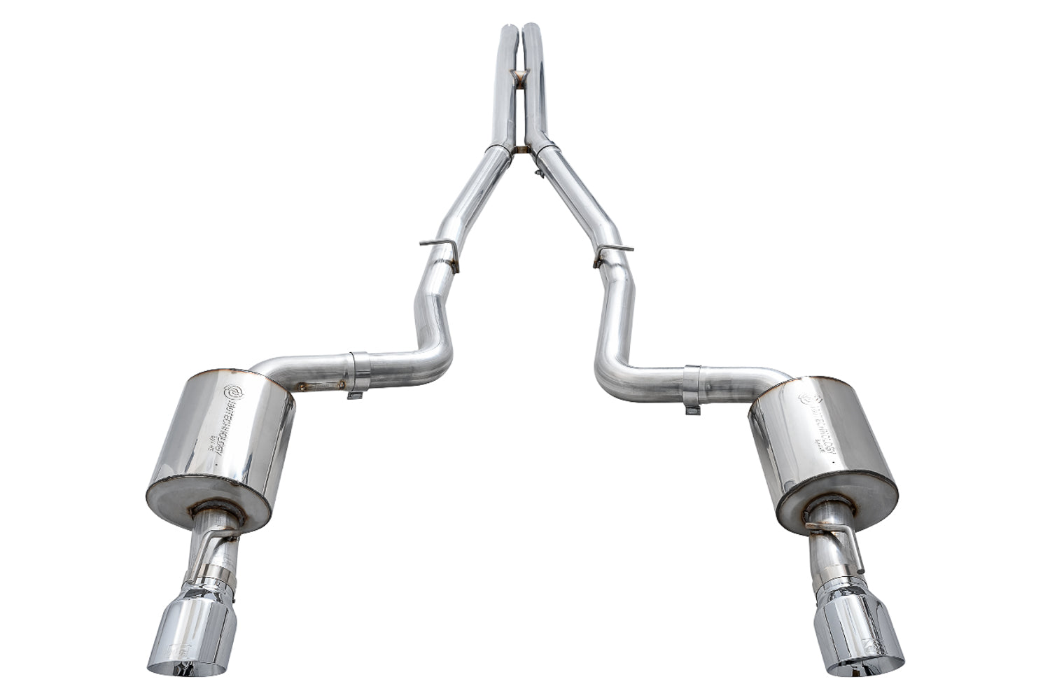 AWE Touring Edition Exhaust for 17+ Charger 5.7 - Chrome Silver Tips - out of package