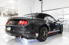 AWE Touring Edition Axle-back Exhaust for S550 Mustang EcoBoost - Chrome Silver Tips - Mounted