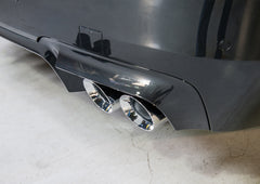 AWE Touring Edition Axle Back Exhaust for BMW F10 M5, Chrome Silver Tips - Mounted