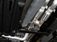 AWE 0FG Catback Exhaust for RAM TRX - Chrome Silver Tips - Mounted