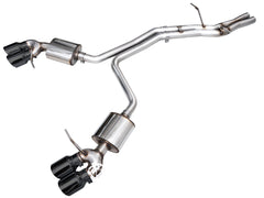 AWE Touring Edition Catback Exhaust for '19-'21 Porsche Macan 3.0T/2.9TT - Diamond Black Tips - Primary