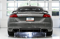 AWE SwitchPath™ Exhaust for Audi MK3 TT RS - Diamond Black RS-style Tips - Mounted