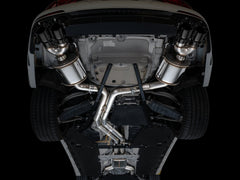 AWE Touring Edition Exhaust for Audi C8 S6/S7 - Diamond Black Tips - Mounted