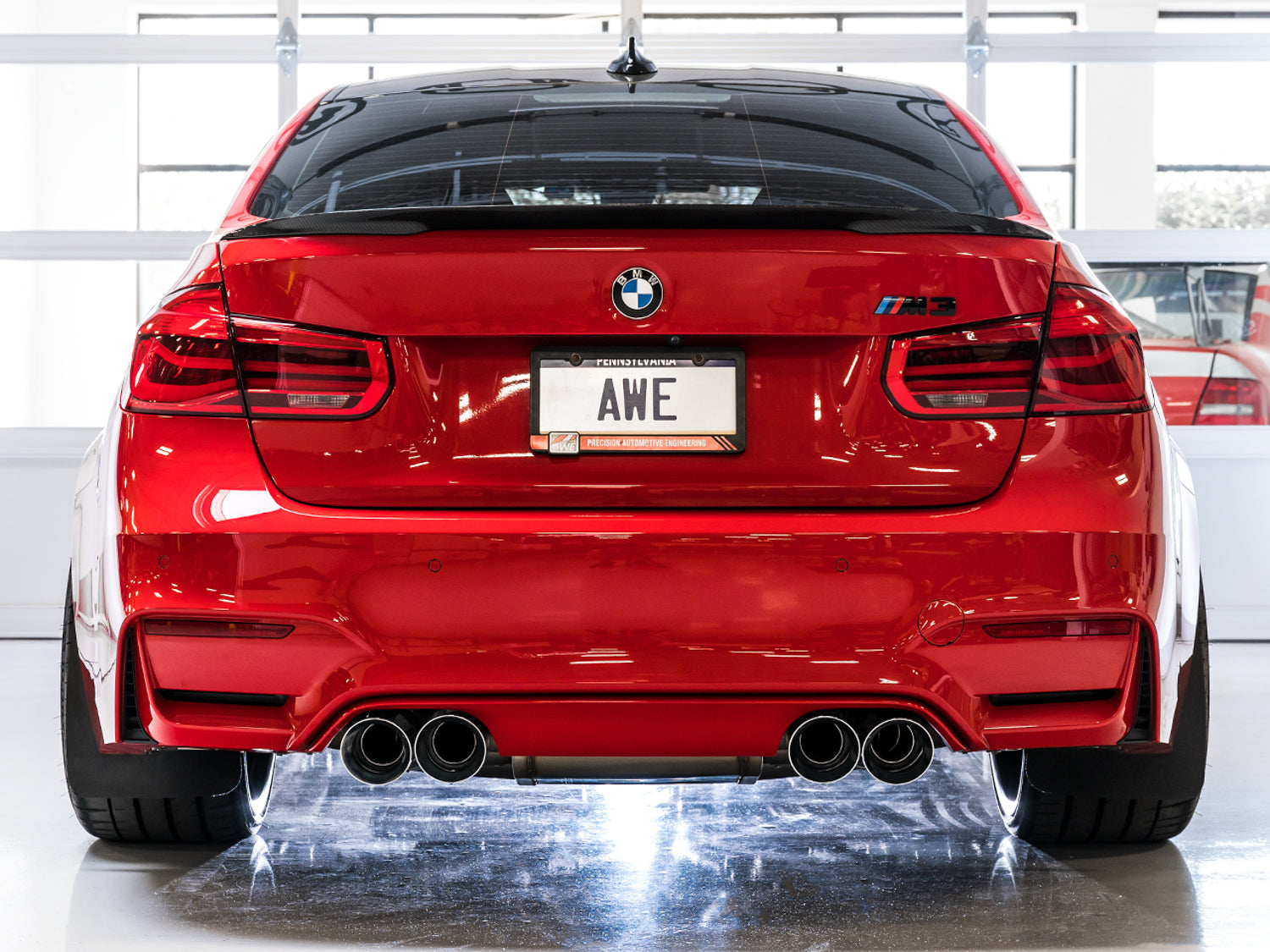 AWE SwitchPath™ Catback Exhaust for BMW F8X M3/M4 - Chrome Silver - Mounted