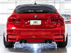 AWE SwitchPath™ Catback Exhaust for BMW F8X M3/M4 - Chrome Silver - Mounted