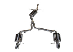 AWE Touring Edition Exhaust for 8R Q5 2.0T - Chrome Silver Tips - Primary