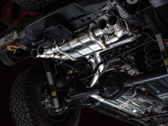 AWE SwitchPath Exhaust for Wrangler 392 - Quad BashGuards - Mounted