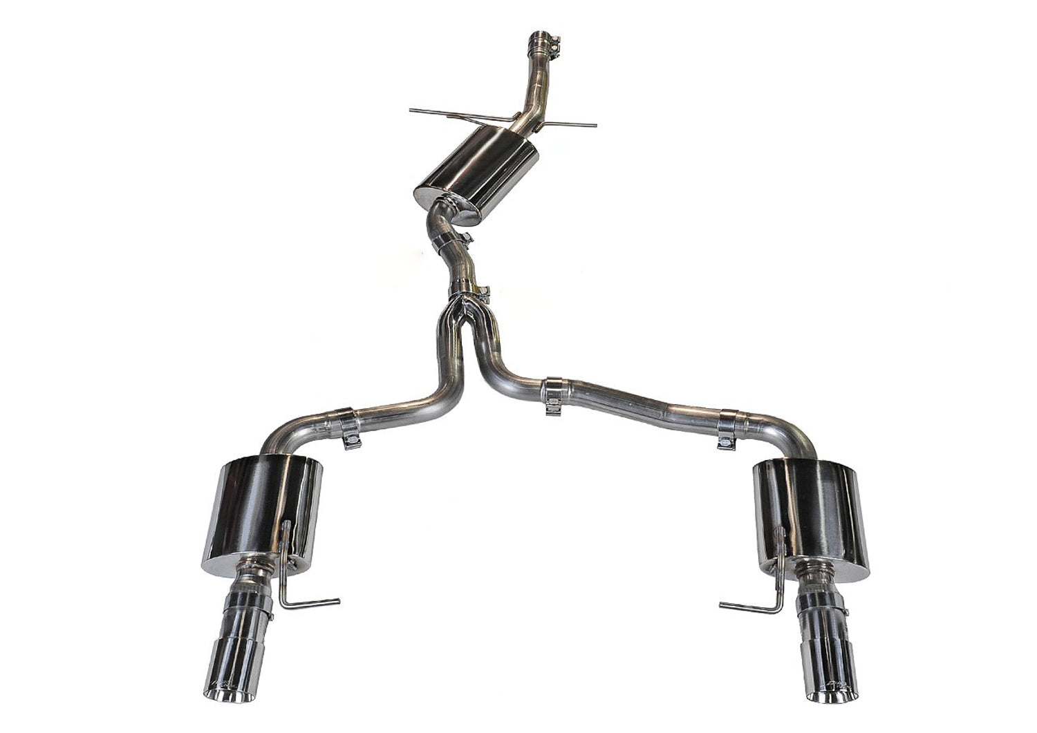 AWE Touring Edition Exhaust for B8.5 Allroad - Dual Outlet, Diamond Black Tips - Primary