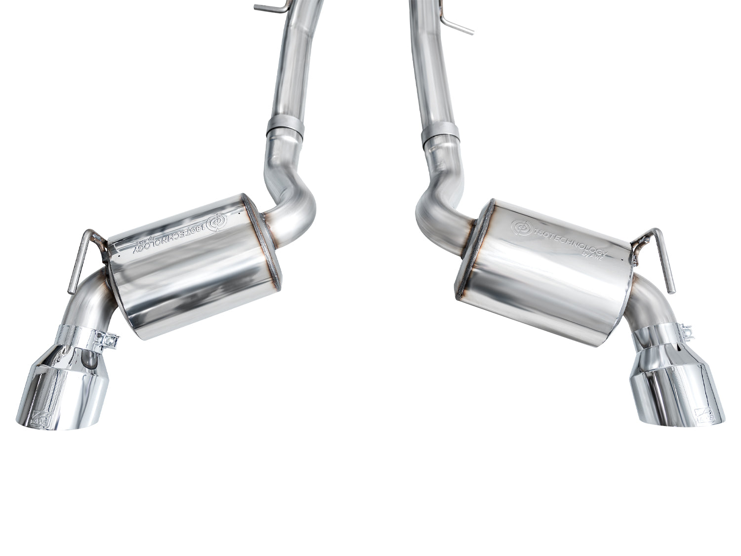 AWE Touring Edition Exhaust for Nissan Z - Chrome Silver Tips - out of package