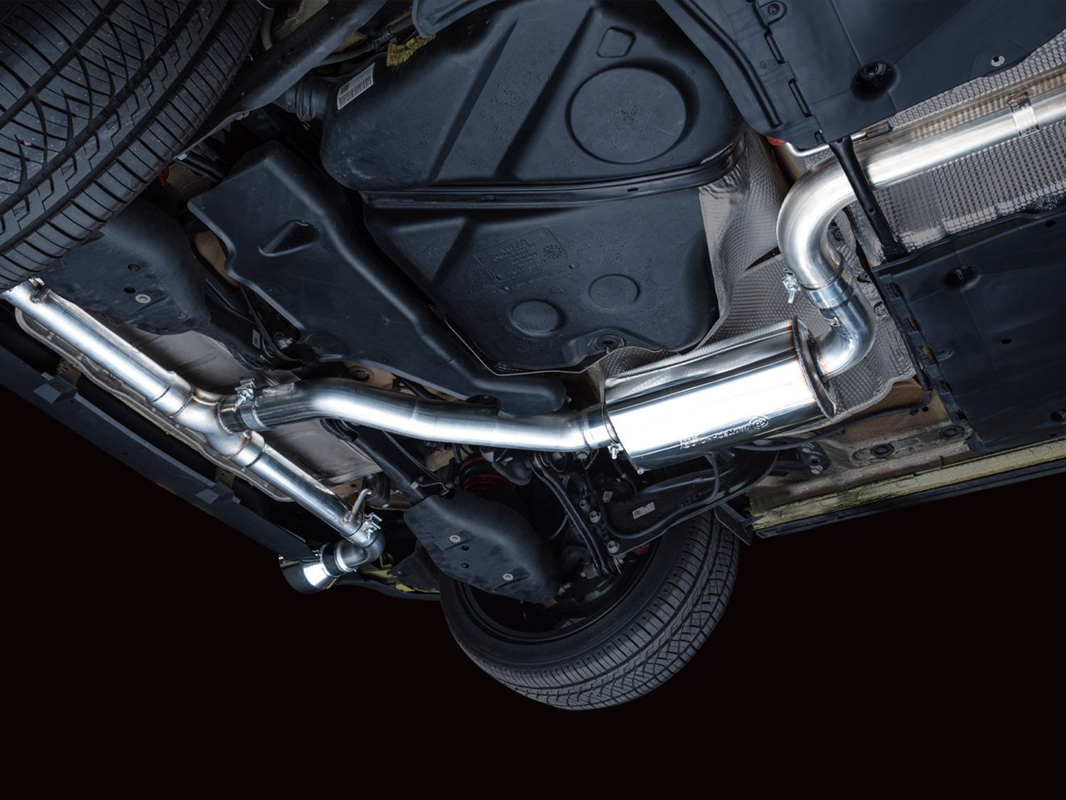 AWE Touring Edition Exhaust for VW MK8 GTI - Chrome Silver Tips - Mounted