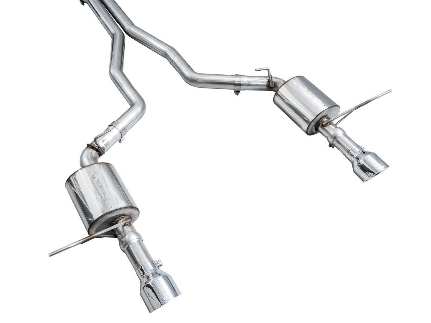 AWE Touring Edition Exhaust for Dodge Durango 6.4 / 6.2 SC - Chrome Silver Tips - out of package