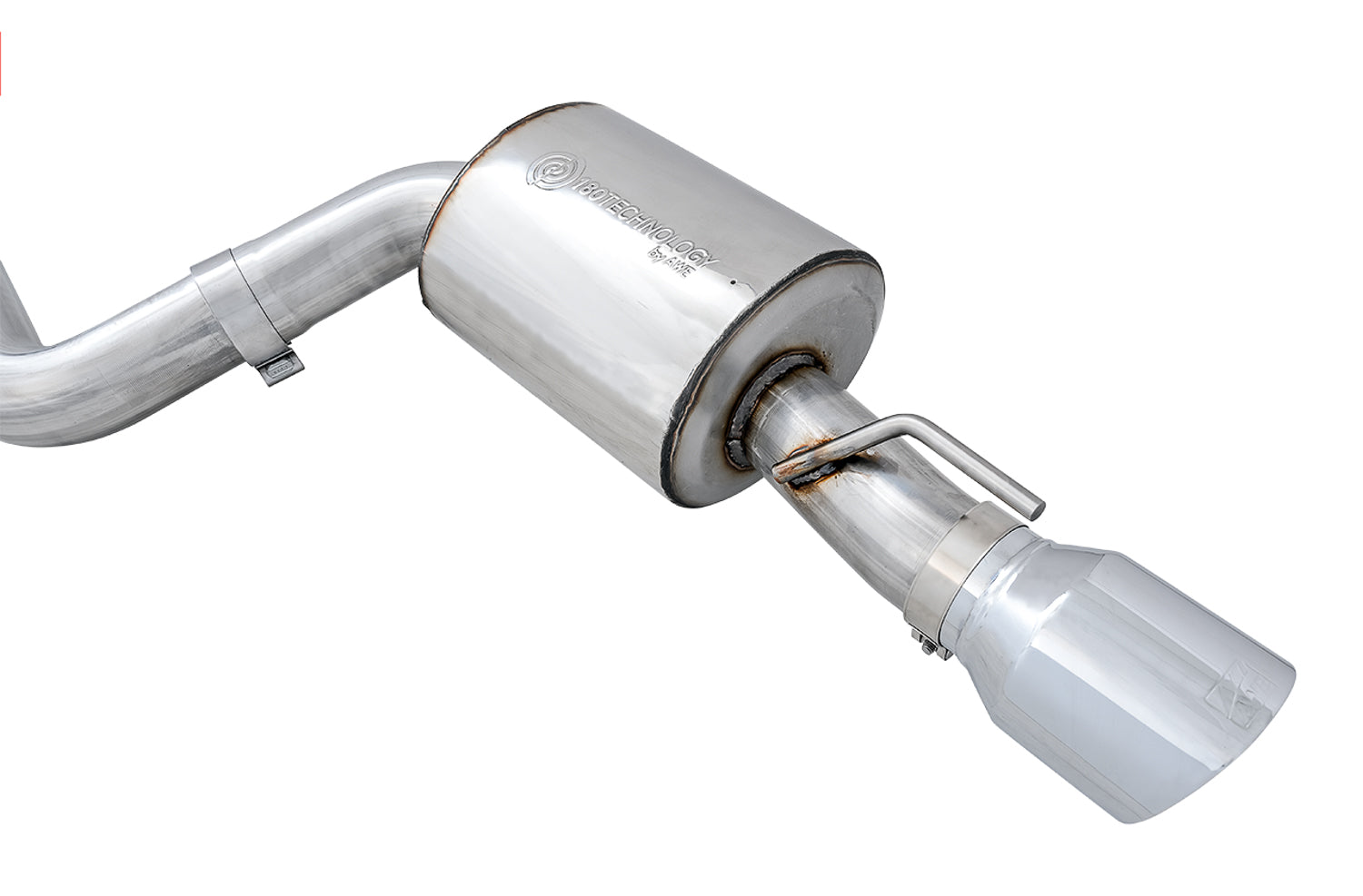 AWE Touring Edition Exhaust for 17+ Charger 5.7 - Chrome Silver Tips - Close Up