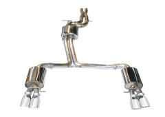 AWE Touring Edition Exhaust System for B8 S5 4.2L - Chrome Silver Tips - Primary