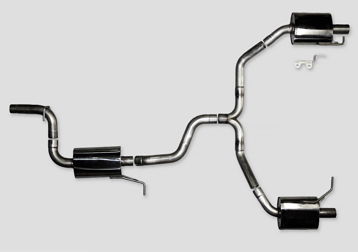 AWE Touring Edition Exhaust for VW CC 2.0T - Dual Outlet - Diamond Black Tips - Primary