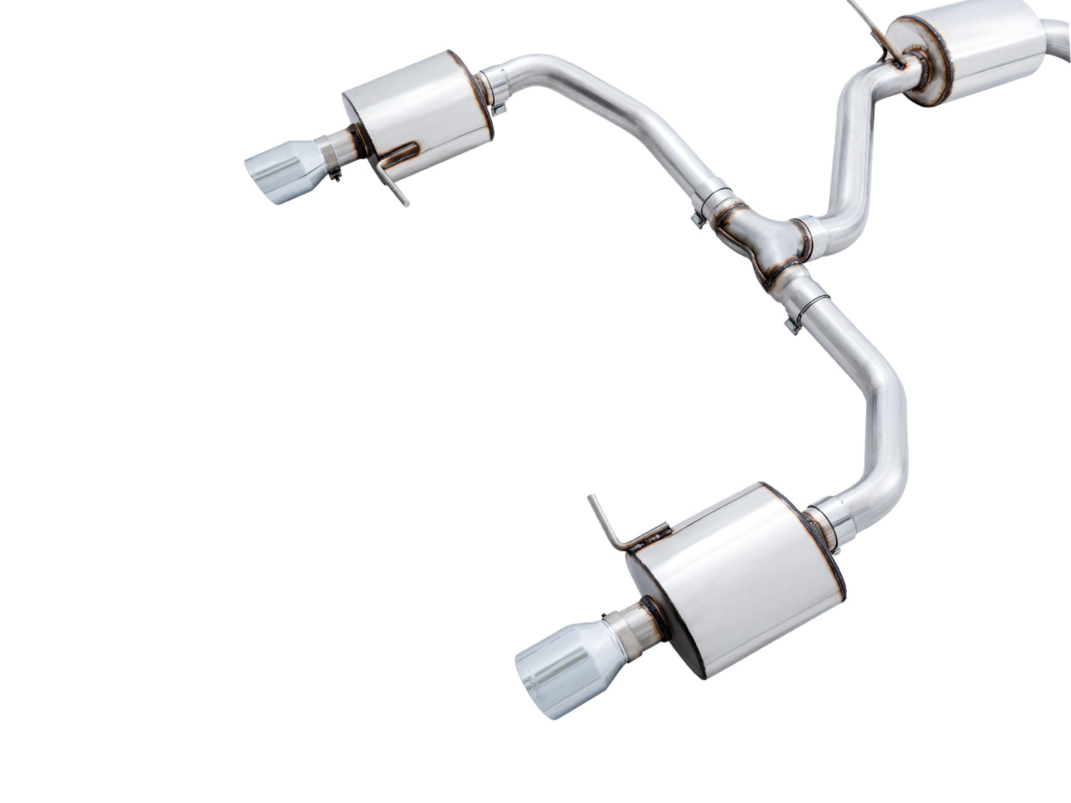 AWE Touring Edition Exhaust for MK7 Jetta GLI w/ High Flow Downpipe (not included) - Chrome Silver Tips - out of package